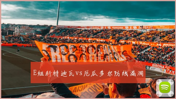E组科特迪瓦vs厄瓜多尔防线漏洞