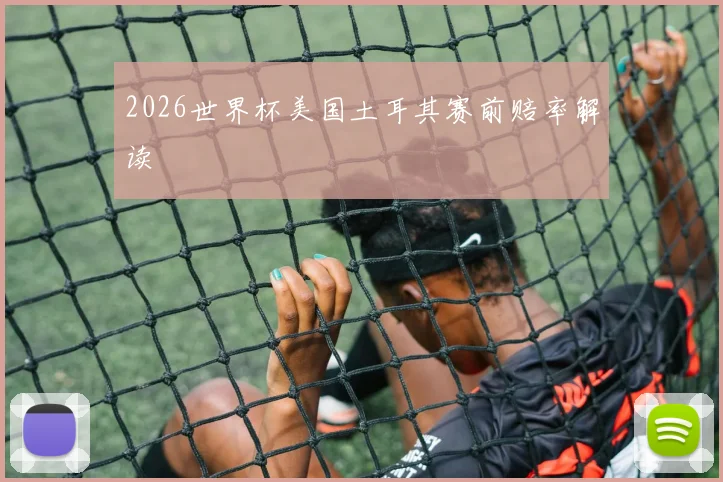 2026世界杯美国土耳其赛前赔率解读